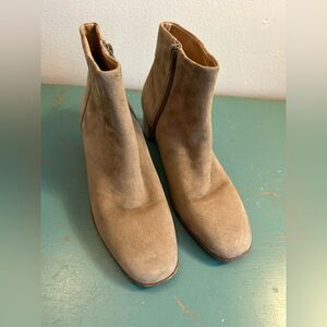 Via Spiga Booties – Size 8, Vero Cuoio / Real Suede